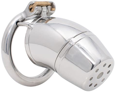 stainless steel chastity device|Stainless Steel JTS S218 Chastity Cage .